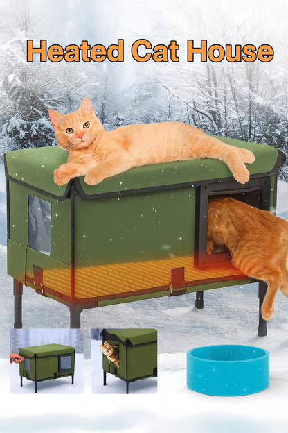 Heated Outdoor Cat House