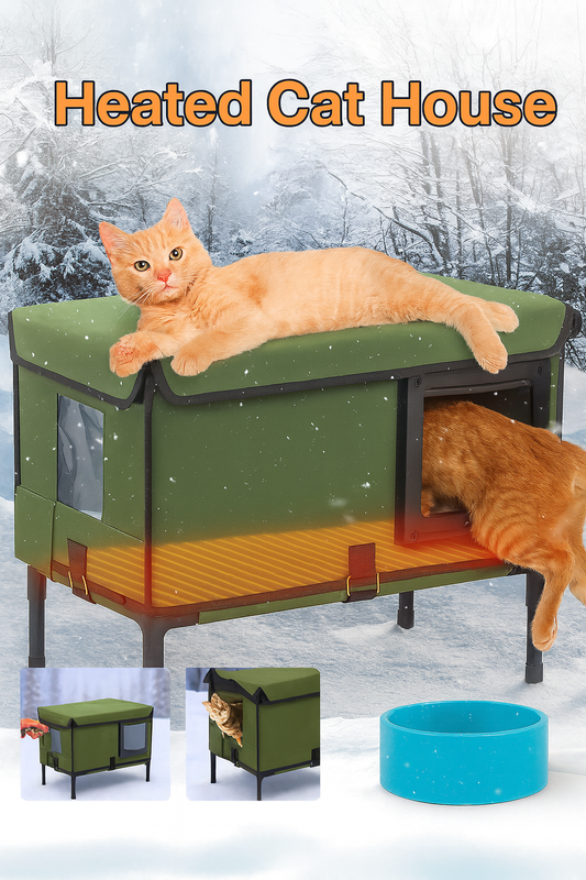 Heated Outdoor Cat House