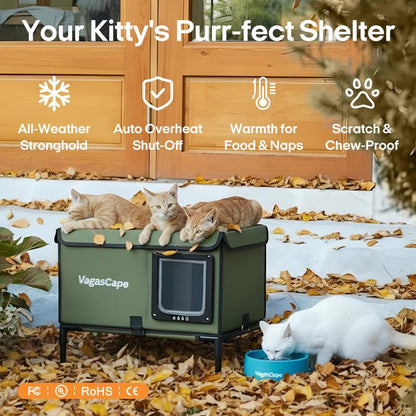 Heated Outdoor Cat House